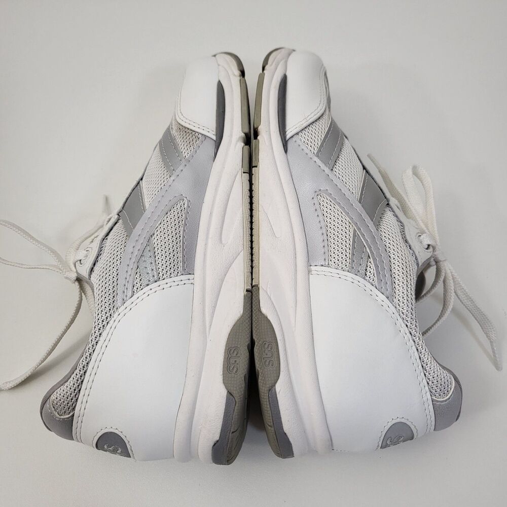 SAS Tour Sneakers Womens 9 S Narrow Width N Gray White Leather Mesh Comfort - Picture 7 of 9